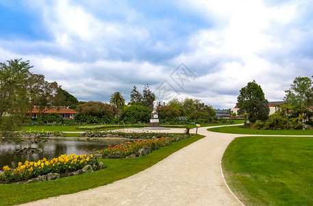 新西兰罗托鲁阿政府花园高清图片