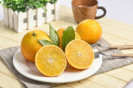 新鲜哈蜜瓜汁橘子背景