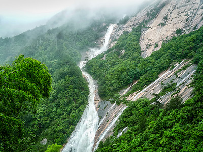 九龙谷黄山九龙瀑布背景