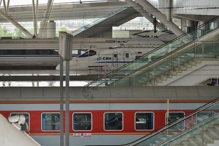 武汉高铁站及铁路交通枢纽背景图片