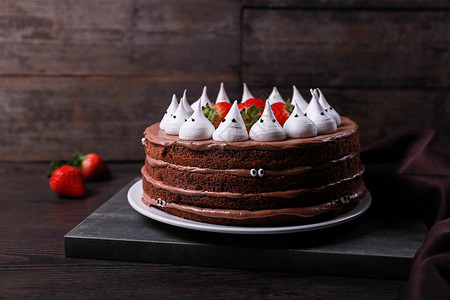 暗黑系素材万圣节主题蛋糕背景