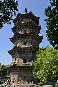 历史文物古迹泉州开元寺背景