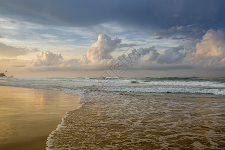 斯里兰卡海滨风光高清图片