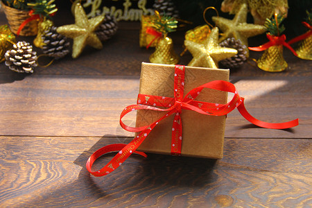 圣诞节礼物盒背景素材图片