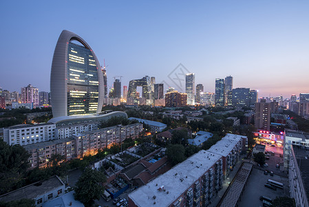国贸cbd景色北京市高清图片素材