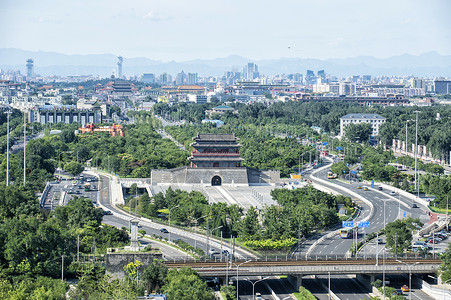 北京永定门背景