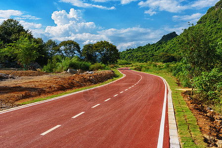 绿道跑步公园户外徒步绿道跑道背景