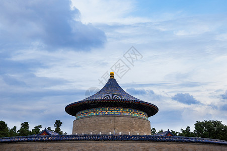天坛公园旅游北京天坛公园古建筑背景