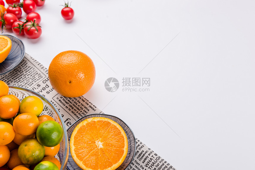 新鲜水果蔬菜背景图片