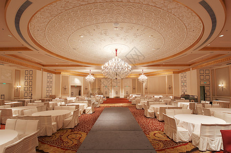 明亮的酒店餐厅背景图片