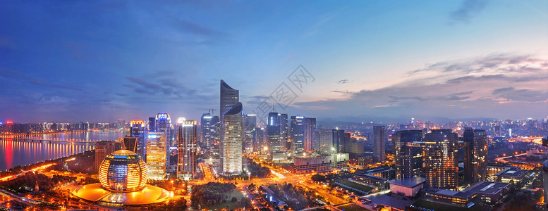都市夜景菲律宾夜景高清图片