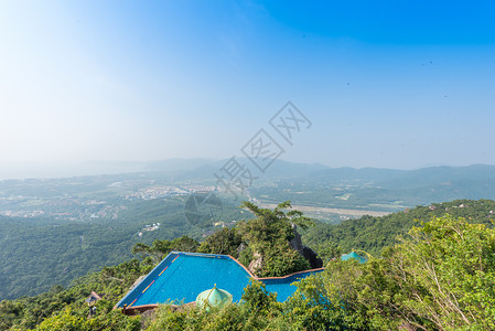 亚龙湾热带森林公园海南三亚亚龙湾热带雨林背景