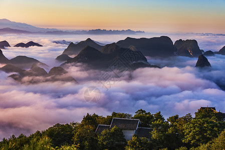 尧山风光桂林旅游高清图片