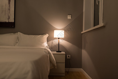 酒店室内环境温馨的卧室室内环境背景