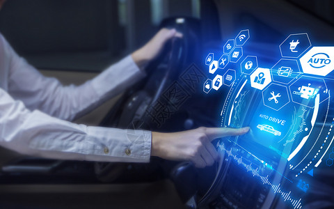 电气自动化技术智能汽车科技设计图片
