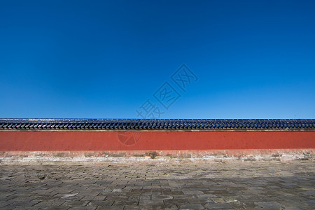 北京古建筑宫墙中国风高清图片素材