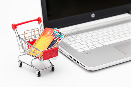 手机金融素材互联网购物刷卡背景