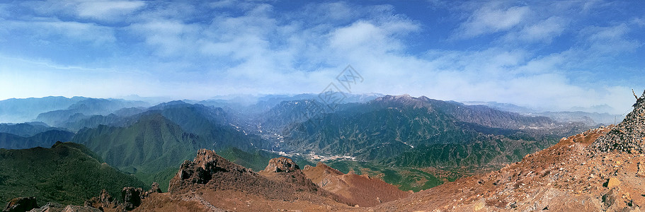 北京灵山灵山山顶背景