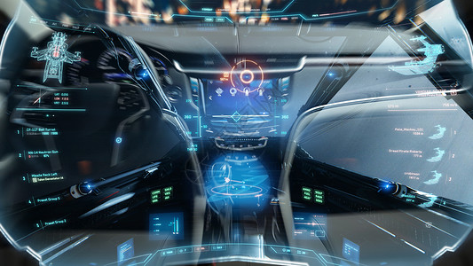 导航设备智能科技汽车设计图片