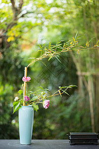 花瓶装饰品清新花瓶花艺背景图背景