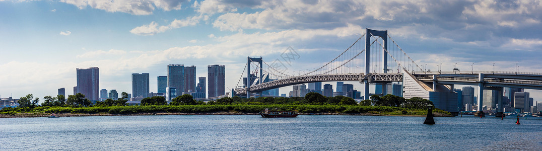 河雅景观大桥日本东京台场背景