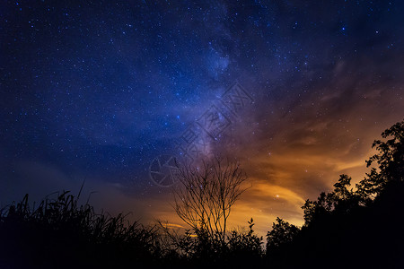 宇宙唯美星空图繁星 银河 夜空背景