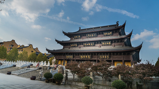 濮院香海禅寺背景图片
