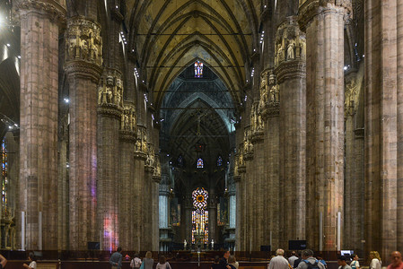 意大利米兰大教堂背景图片