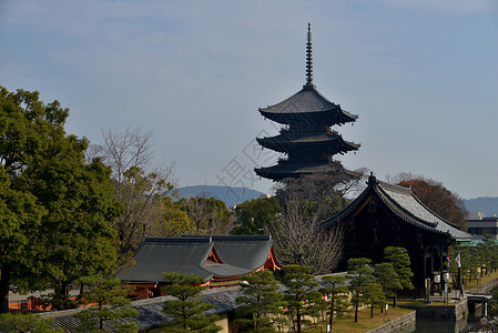 日本京都千年古寺庙高清图片