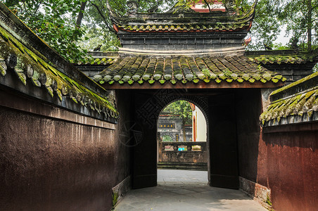 四川新都佛教圣地宝光寺背景图片