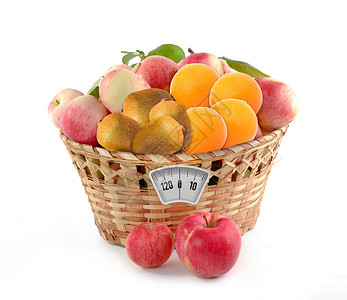 新鲜桃子健康饮食减肥设计图片