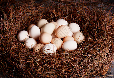 农家粮食土鸡蛋背景图片