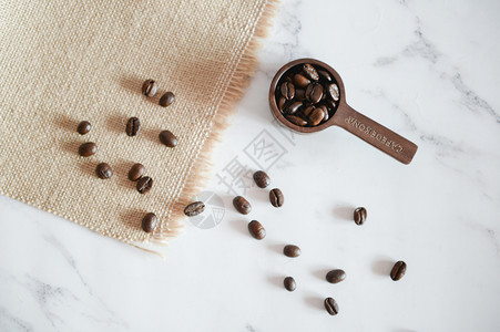 北欧风咖啡豆高清图片