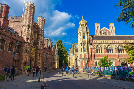 英国旅游英国伦敦街景背景