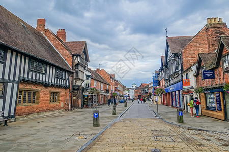 英国伦敦建筑英国伦敦街景背景