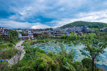 贵阳奥体中心贵州省贵阳市青岩古镇风景背景