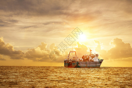 船舶交通海上贸易货轮设计图片