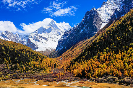 亚丁风景区藏区旅游高清图片