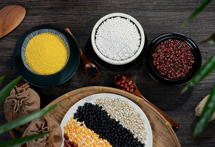 五谷杂粮薏米高清图片素材