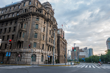 外滩建筑群背景图片