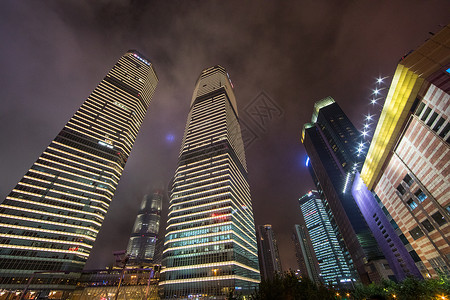 夜上海建筑图片