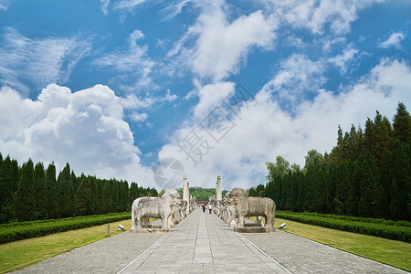 明祖陵景区陵墓明祖陵高清图片