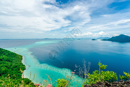 马来西亚仙本那海岛旅行岛屿高清图片素材