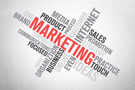 销售市场互联网商业营销概念图设计图片