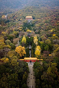 南京明孝陵古建筑高清图片素材