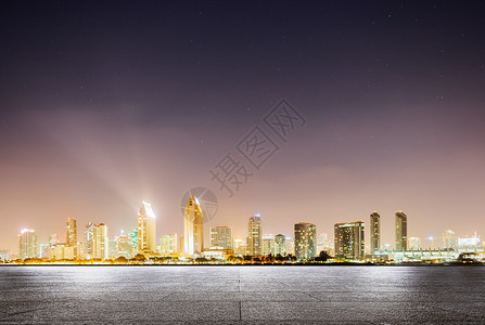 城市夜景地面背景图片