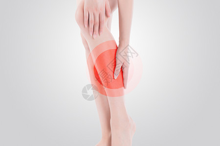 养生健身小腿关节疼痛设计图片