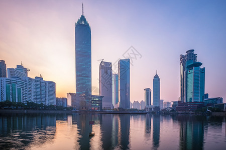 武汉城市风景金融区图片素材