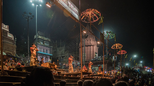 祭念印度宗教恒河夜祭背景