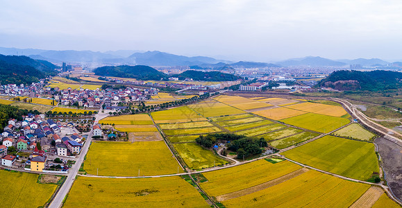 乡村风光辽阔的田野高清图片